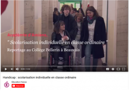 Handicap et éducation : découvrez la scolarisation d'une collégienne en classe ordinaire à Beauvais