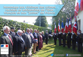 Hommage aux victimes des crimes racistes et antisémites de l’Etat et aux "Justes" de France 