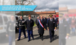 Inauguration de la gendarmerie de Breteuil