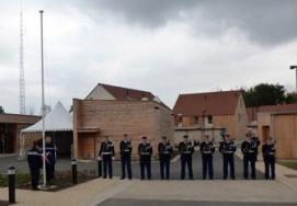 Inauguration de la nouvelle gendarmerie à Bresles