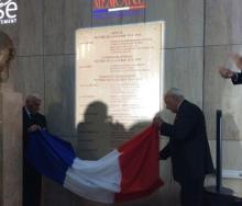 Inauguration de la plaque en l'honneur des élus de l'Oise, morts au cours de la guerre de 1914-1918