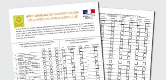Questionnaire de satisfaction sur les services au public dans l'Oise
