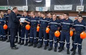 Rassemblement départemental des jeunes sapeurs-pompiers de l'Oise