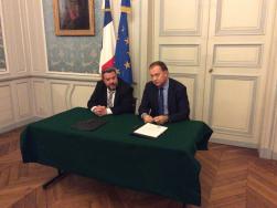 Signature de la convention de partenariat entre la préfecture et France Bleu Picardie