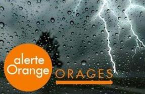 Vigilance orange pour risques d'orages