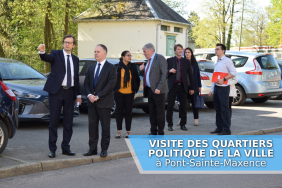 Visite des quartiers politique de la ville à Pont-Sainte-Maxence