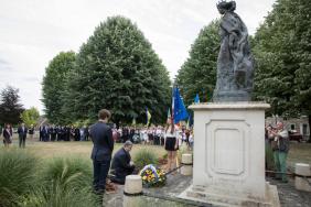 Visite privée de Petro Porochenko, Président de la République d'Ukraine, à Senlis